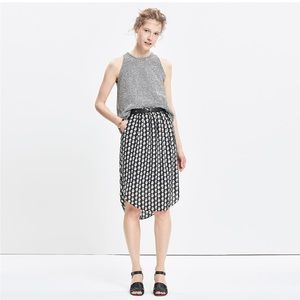 Silk Island Skirt in Bloomstamp